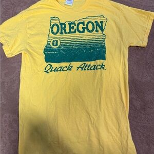 Yellow Oregon Quack Attack T-Shirt